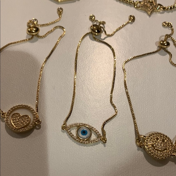 Assorted Adjustable Gold Bracelets - Picture 2 of 4